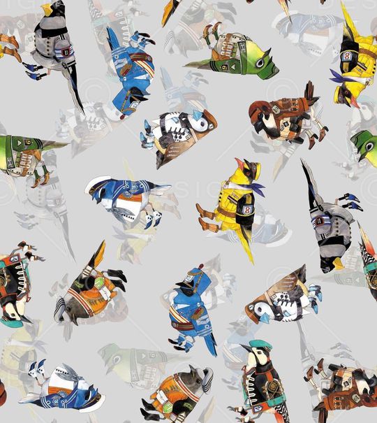 小鸟印花华亿平台图片