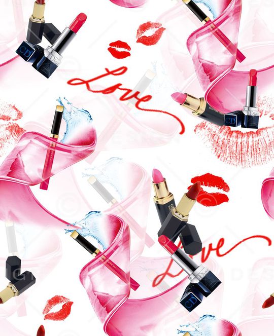 口红印花华亿平台图片