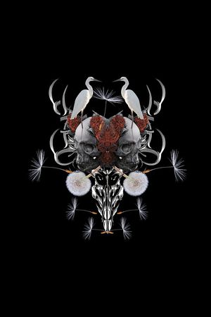 潮流时尚印花华亿平台图片