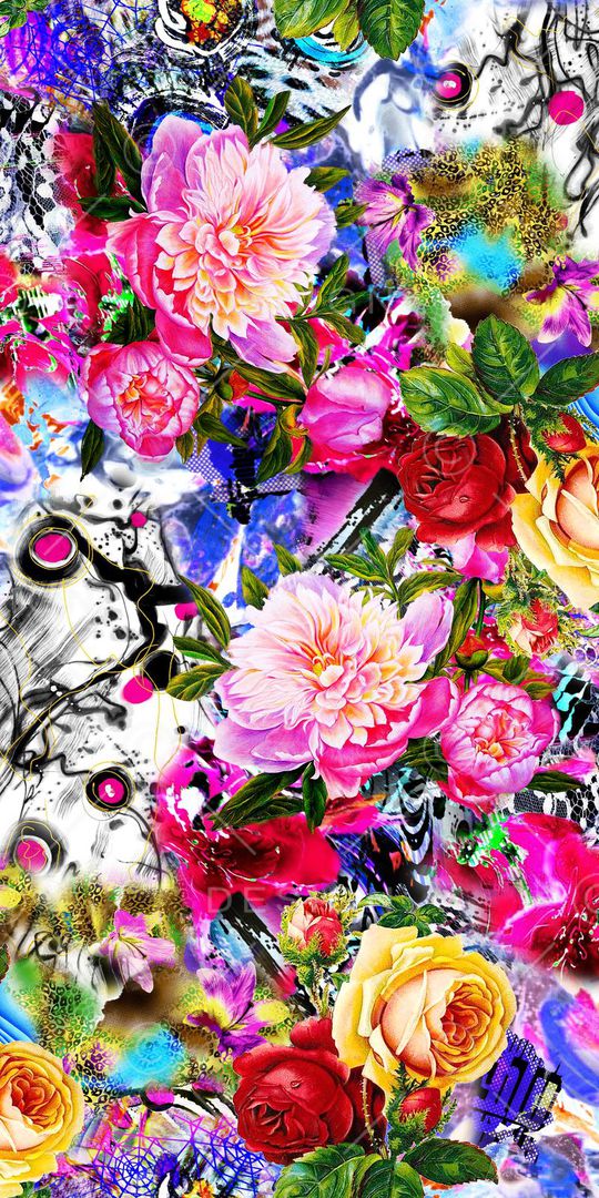 炫彩时尚印花华亿平台图片