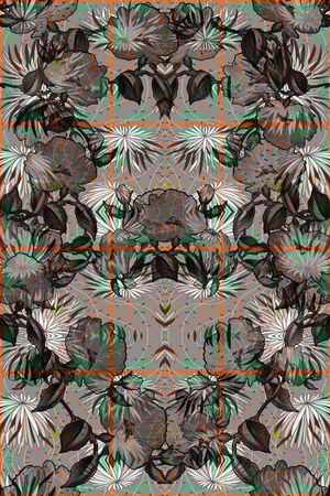 花卉组印花华亿平台图片