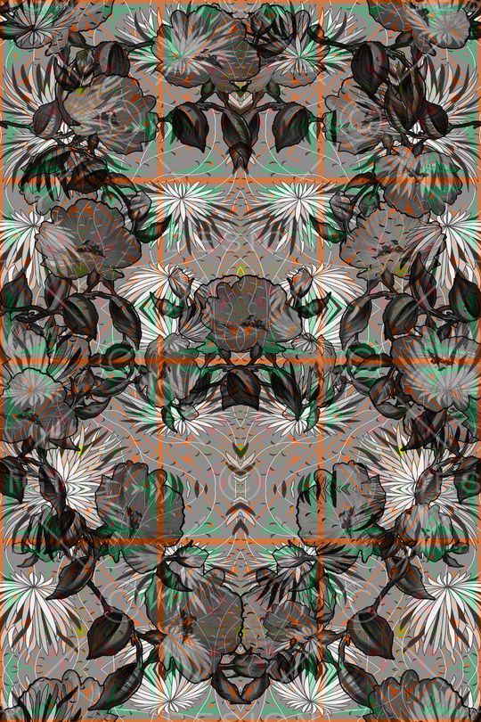 花卉组印花华亿平台图片