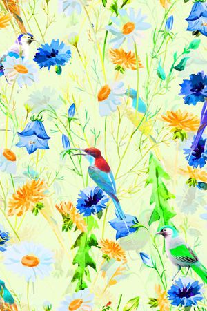 田园风印花华亿平台图片