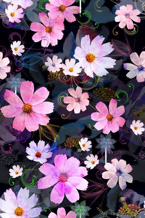 雏菊印花华亿平台图片