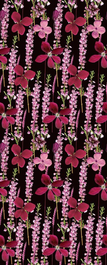 507956-最新时尚大牌女装家纺高雅贵妇炫彩花