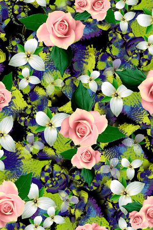 小清新印花华亿平台图片