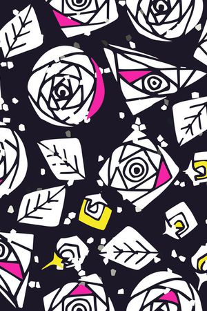 抽象印花华亿平台图片