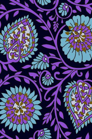 佩斯利涡旋纹印花华亿平台图片