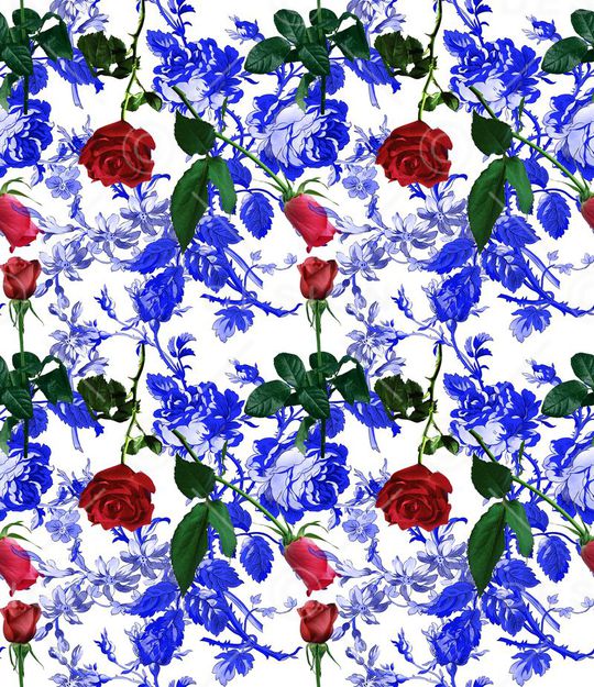 最新时尚流行印花华亿平台图片