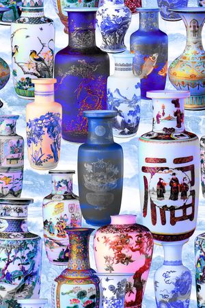 MAX-中国风印花华亿平台图片