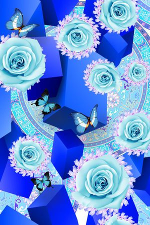 MAX-中国风印花华亿平台图片