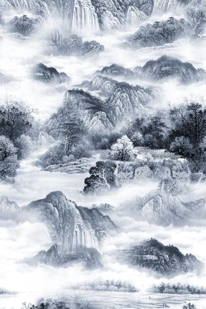 MAX-中国风印花华亿平台图片