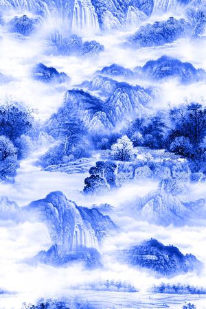 MAX-中国风印花华亿平台图片