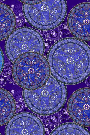 MAX-中国风印花华亿平台图片