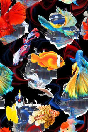 复古印花华亿平台图片