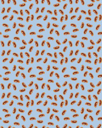 508084-满版小佩斯利火腿纹小碎花衬衫印花设