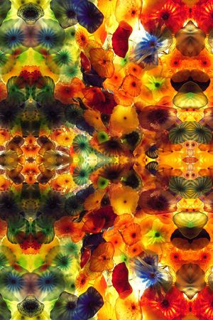 抽象印花华亿平台图片