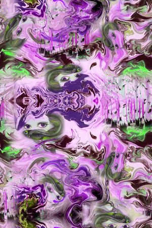 抽象印花华亿平台图片