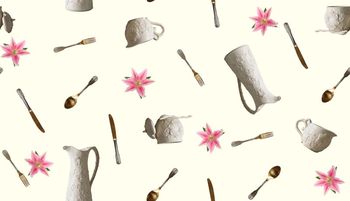 508154-餐具陶瓷百合花－女装华亿平台