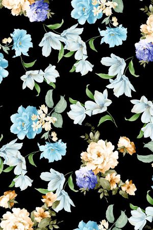 潮流时尚印花华亿平台图片