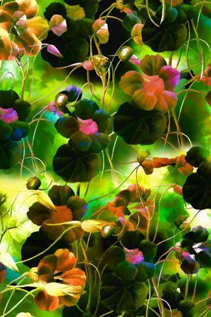 抽象印花华亿平台图片