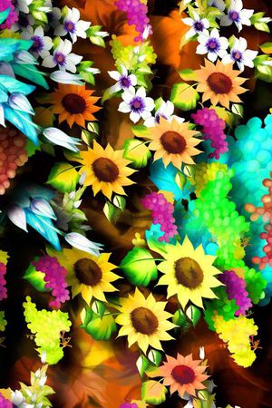 抽象印花华亿平台图片