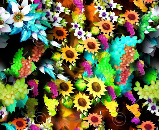 抽象印花华亿平台图片