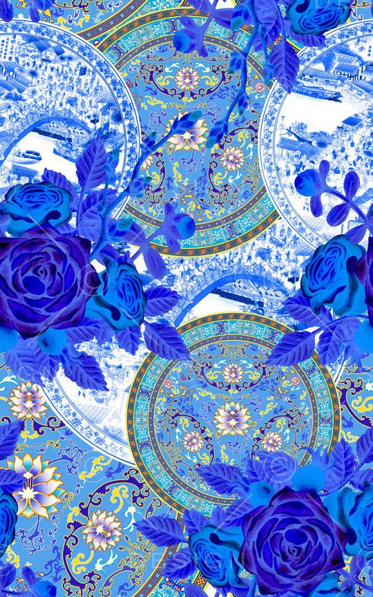 MAX-中国风印花华亿平台图片