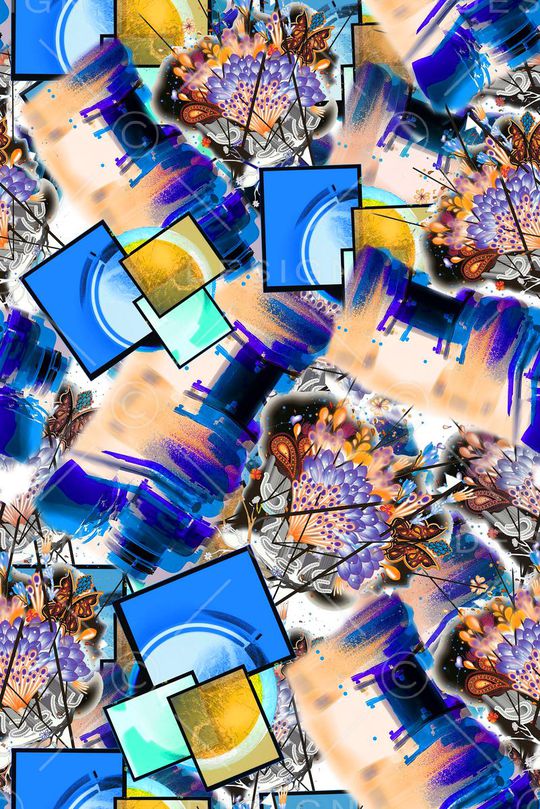 休闲印花华亿平台图片