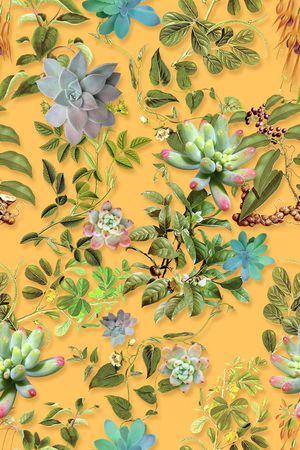 清新印花华亿平台图片