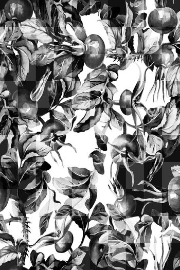 508371-休闲时尚 水彩 仿古 手绘植物  