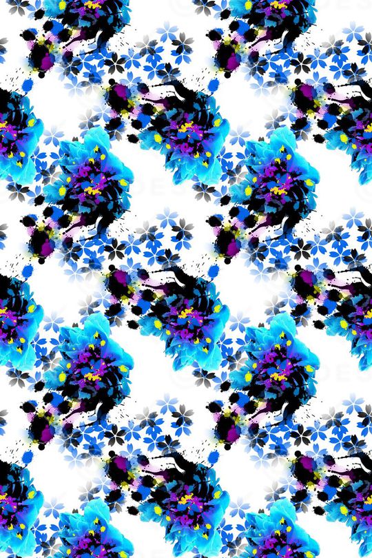 手绘印花华亿平台图片