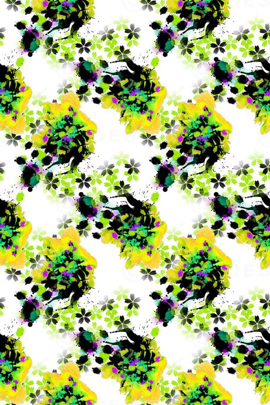 手绘印花华亿平台图片