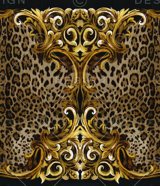 豹纹印花华亿平台图片