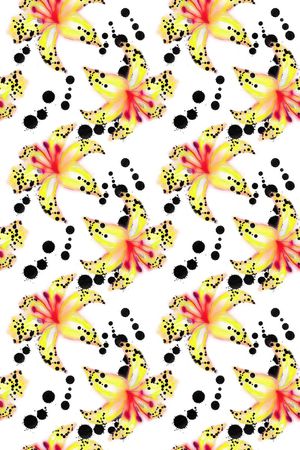 手绘印花华亿平台图片