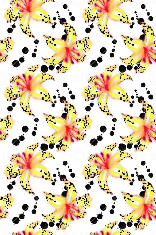 手绘印花华亿平台图片