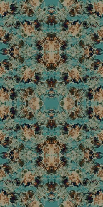 508451-时尚大牌流行 抽象动物纹  镜像对