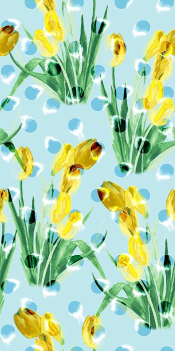 508480-甜美花卉加底纹组合