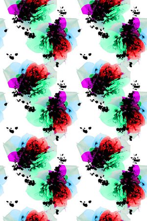 手绘印花华亿平台图片