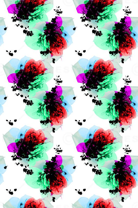 手绘印花华亿平台图片