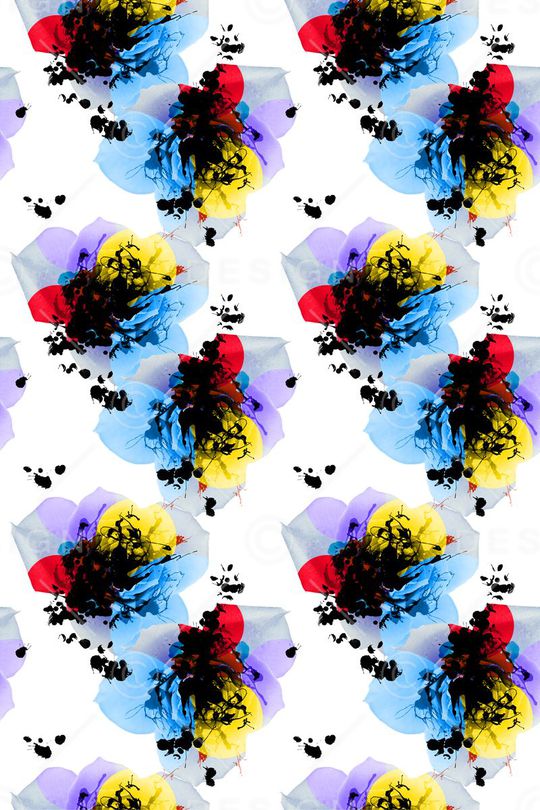 手绘印花华亿平台图片