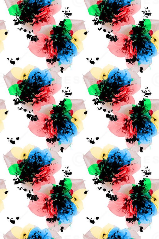 手绘印花华亿平台图片