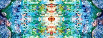 508603-原创大牌山川小溪植物花卉风景定位花