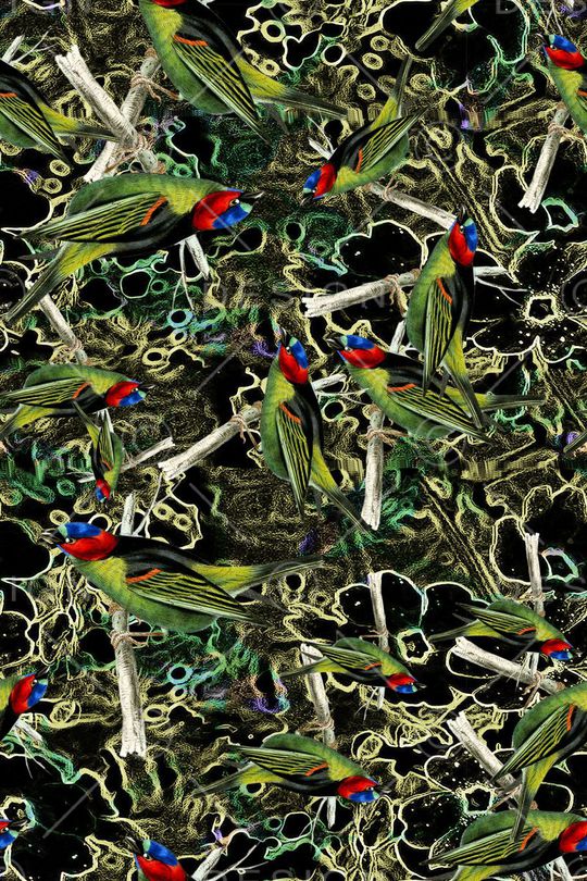 吉祥色调印花华亿平台图片