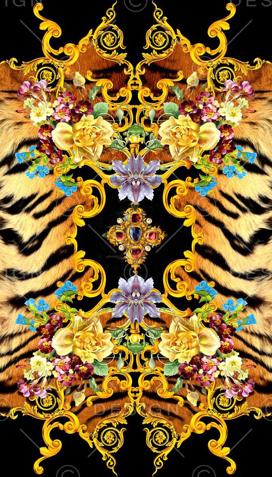 虎皮印花华亿平台图片