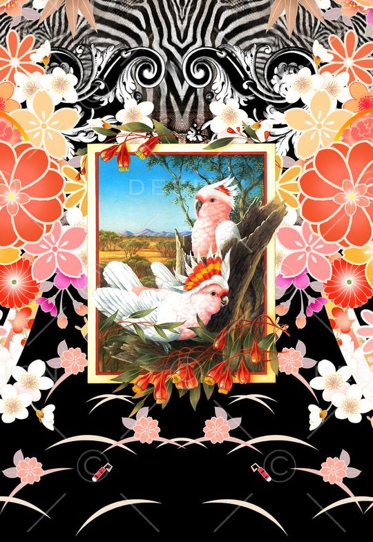 斑马纹印花华亿平台图片