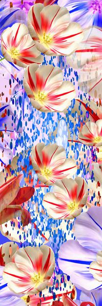 清新印花华亿平台图片