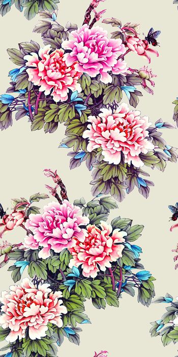 中国风印花华亿平台图片