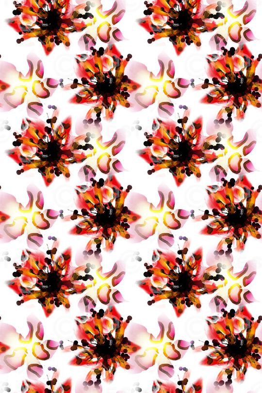 手绘印花华亿平台图片