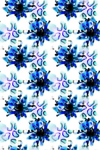 508762-原创抽象时尚流行花卉  豹纹底纹 